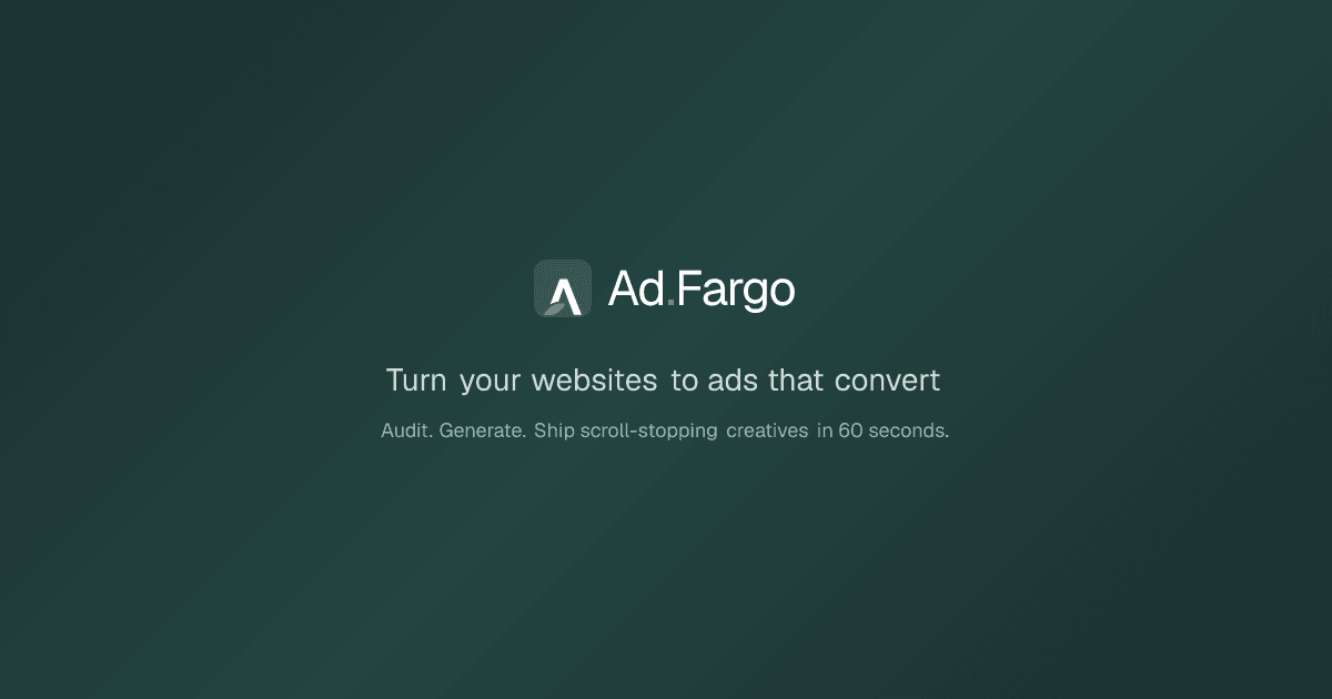 AdFargo — product preview
